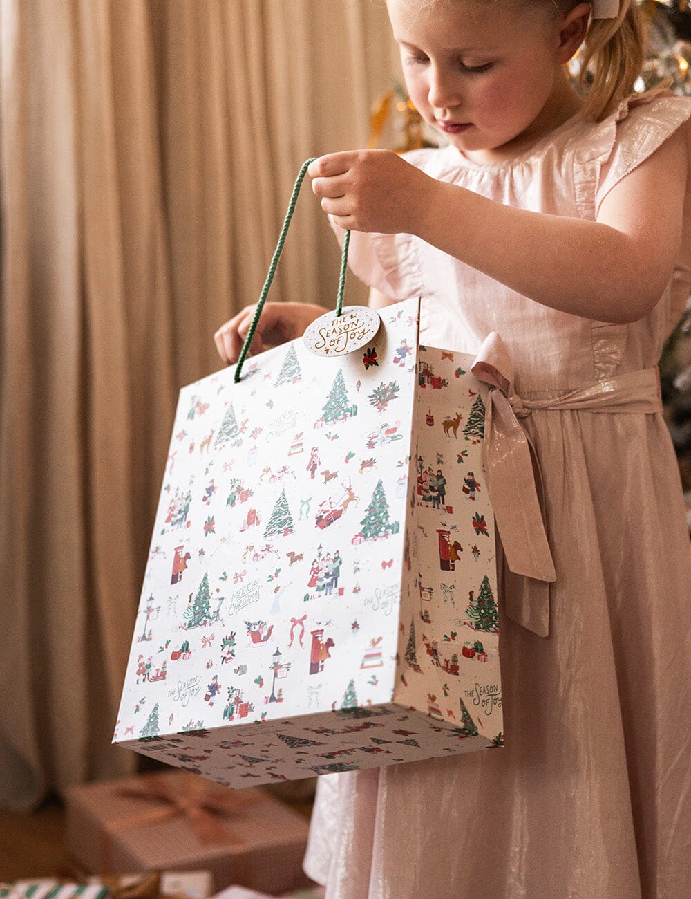 Bespoke Seasons of Joy Large Gift Bag