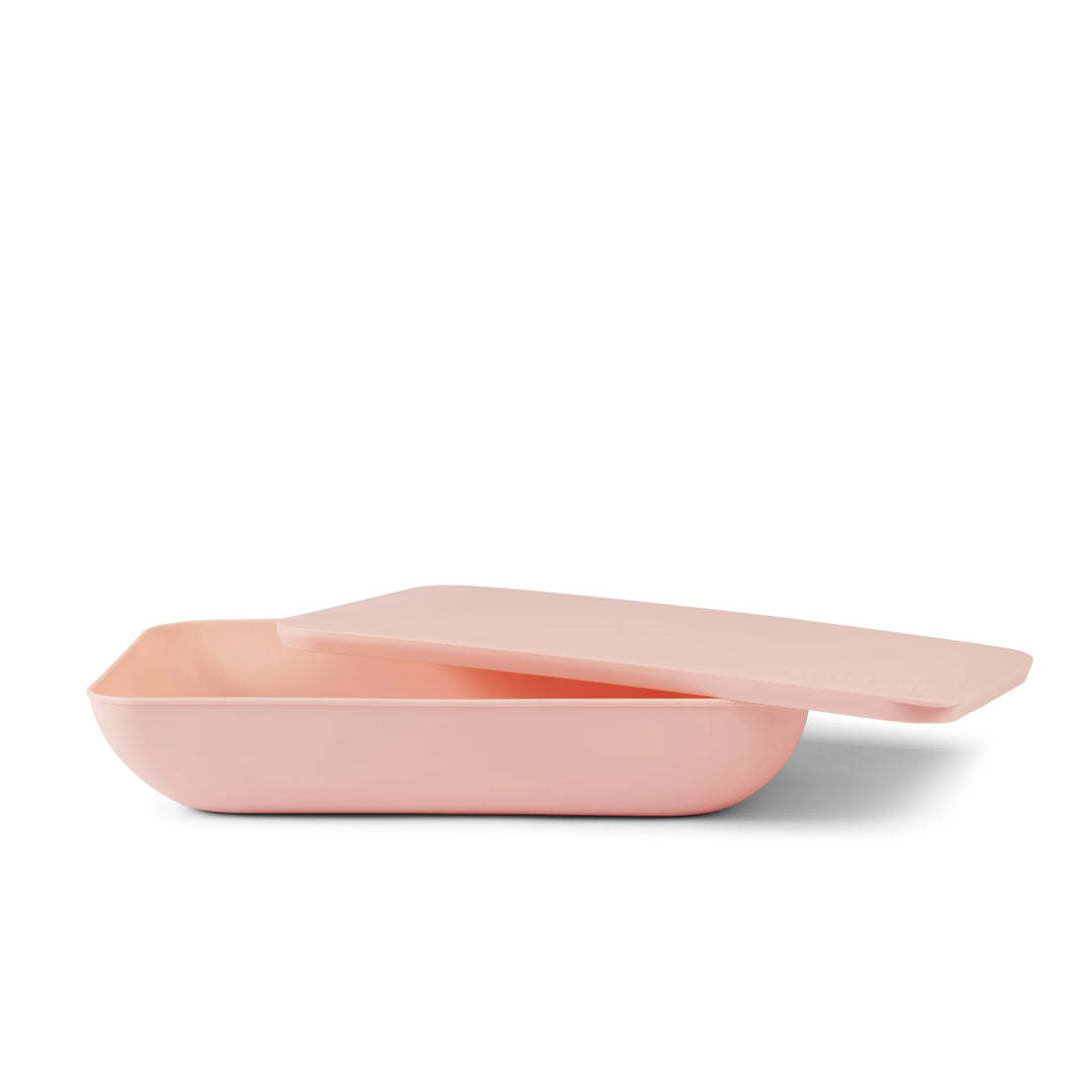 Put a Lid On It Rectangle Serving Platter: Guava