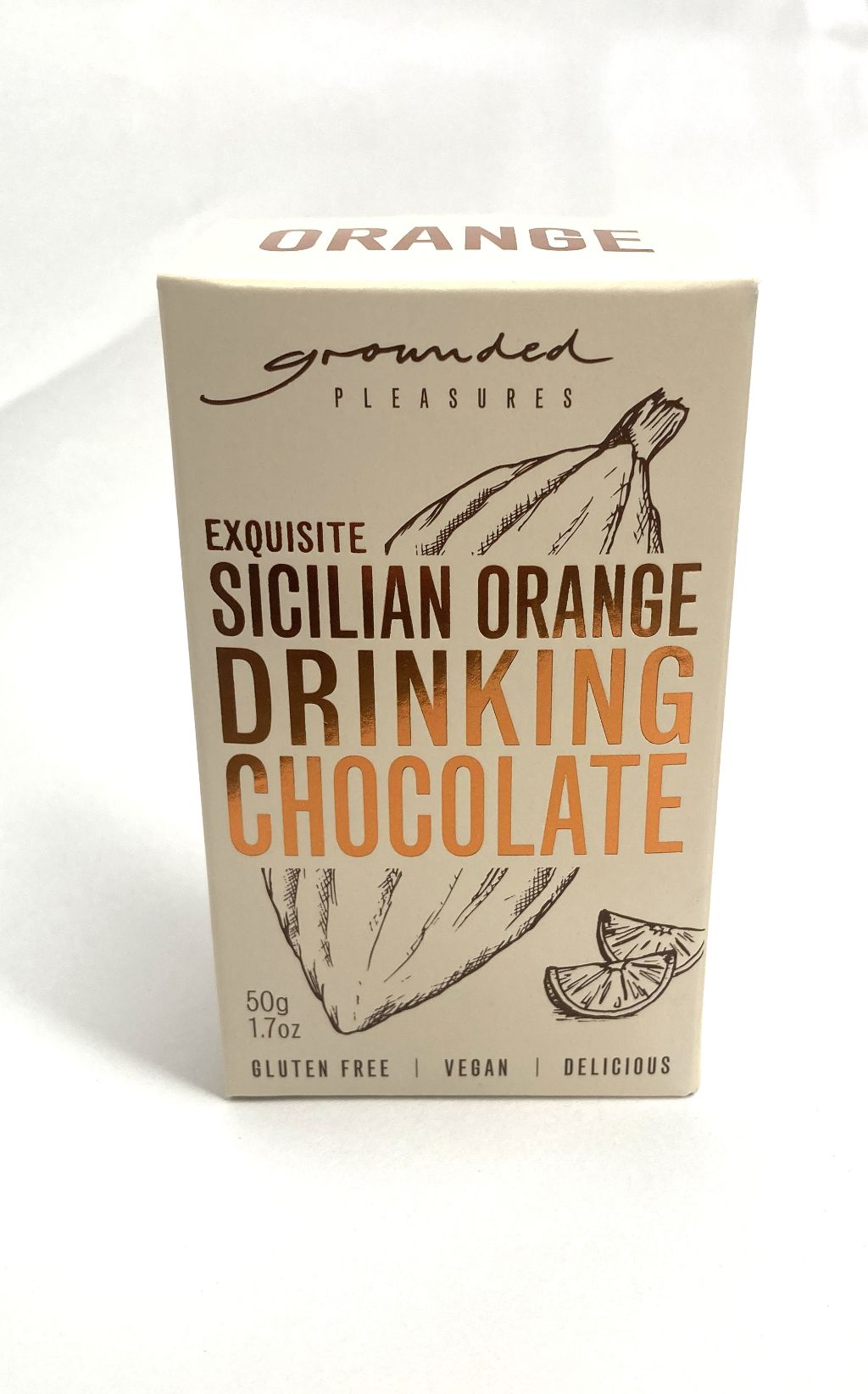 Grounded Pleasures Sicilian Orange Drinking Chocolate 50gm