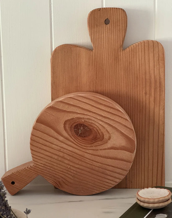 Small Thick Round Serving Board