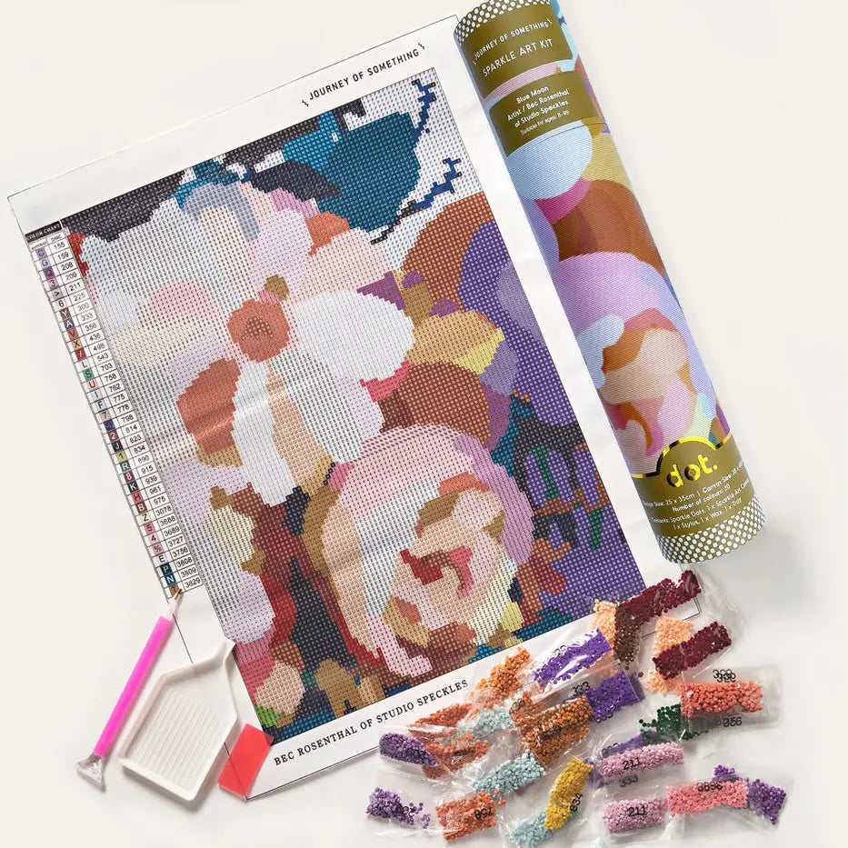 A sparkle art kit labeled &
