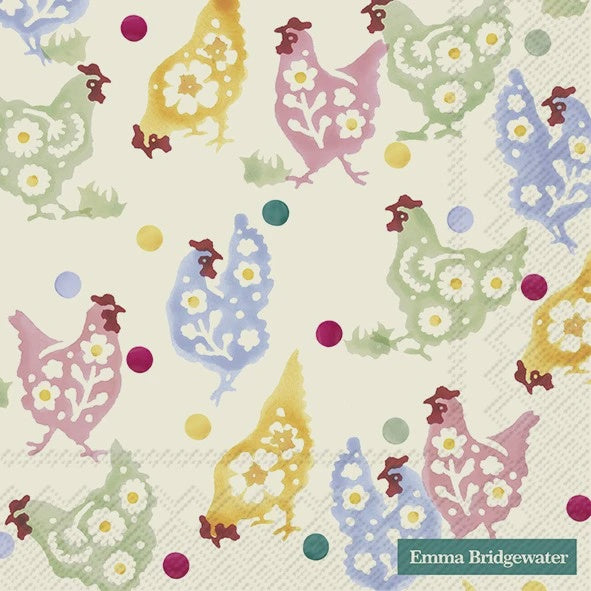 Emma Bridgewater Spring Chicken Napkins