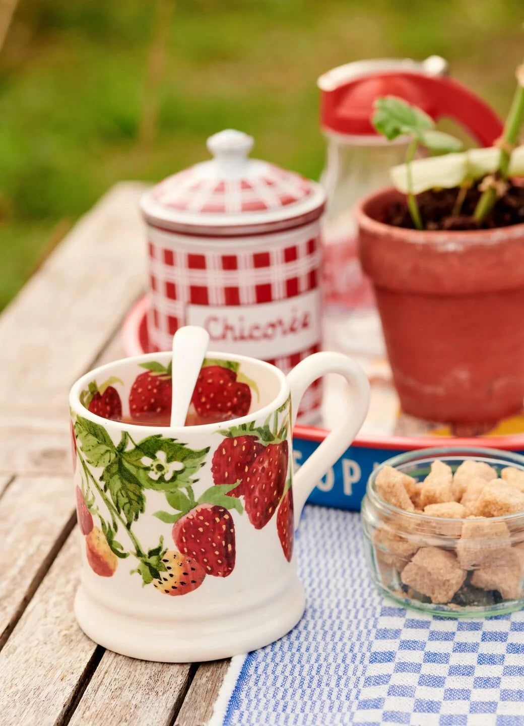 Fruits - Strawberries 1/2 Pint Mug