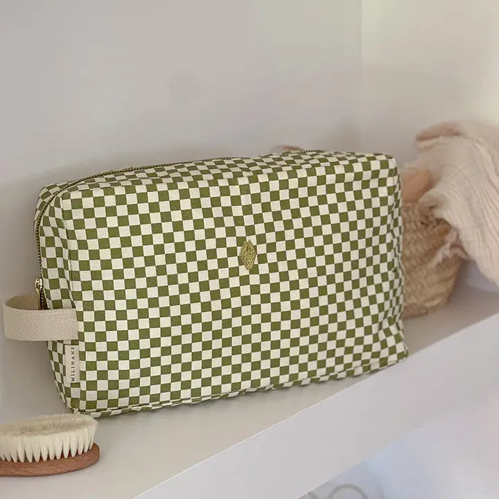 Thelma Beauty Bag: Damier