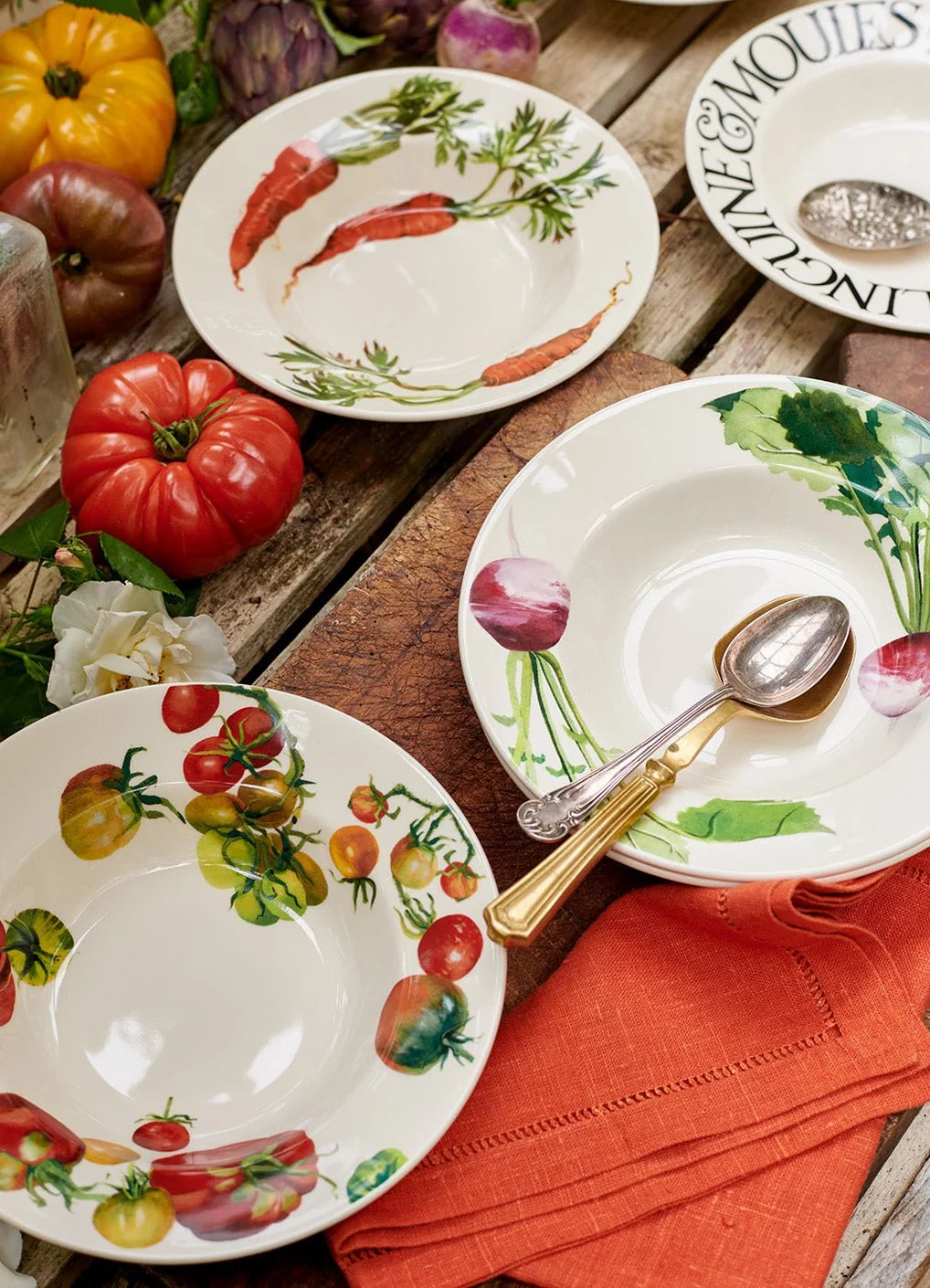 Vegetable Garden - Tomatoes Soup Plate