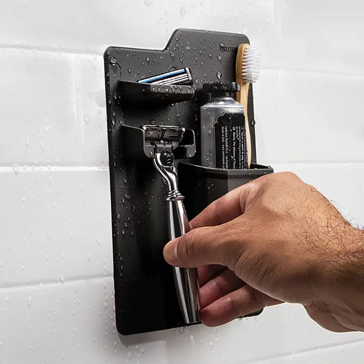 The Harvey Toothbrush &amp; Razor Holder: Charcoal