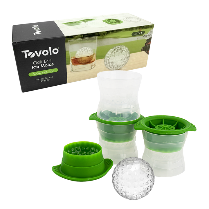 Golf Ball Ice Mould - Set of 3