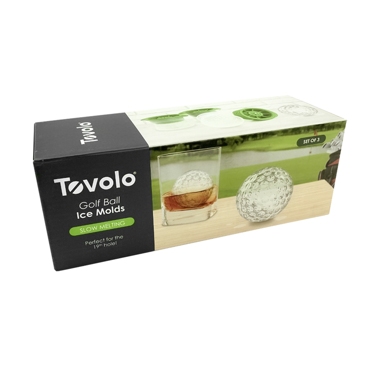 Golf Ball Ice Mould - Set of 3
