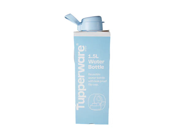 Tupperware 1.5L water bottle on a white background
