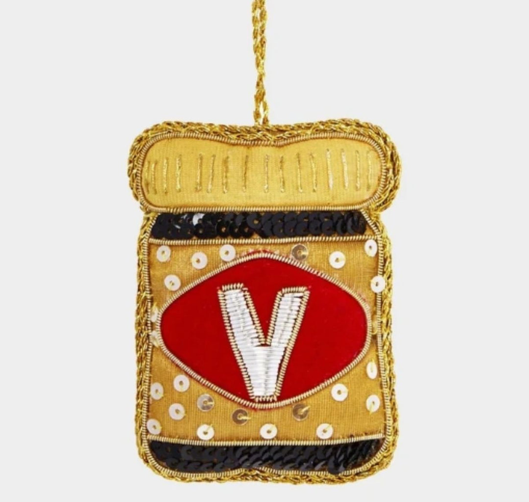 Vegemite Sequin Ornament