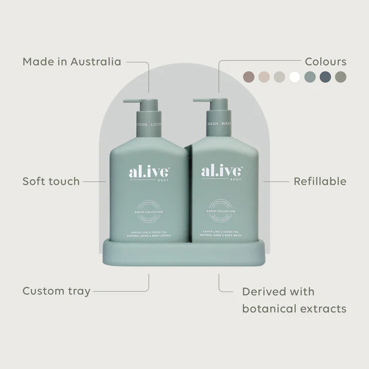 Al.ive Body Kaffir Lime & Green Tea Duo