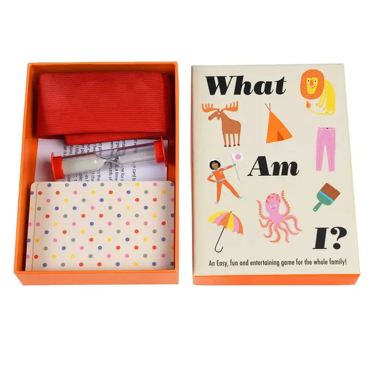 Game box with colorful illustrations and text &