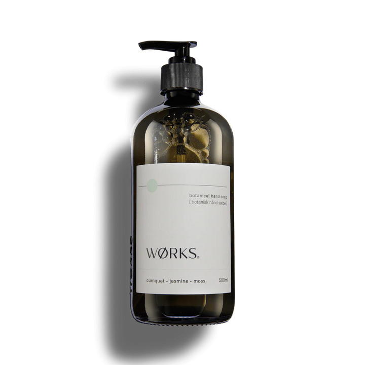 Hand soap bottle with pump and &