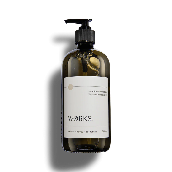 Hand soap bottle with pump and &
