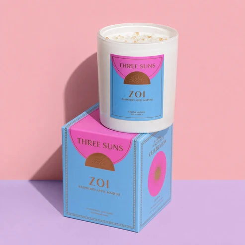 Zoi Crystal Candle of Celebration - Raspberry Apple Martini