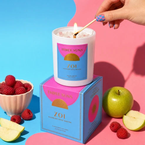 Zoi Crystal Candle of Celebration - Raspberry Apple Martini