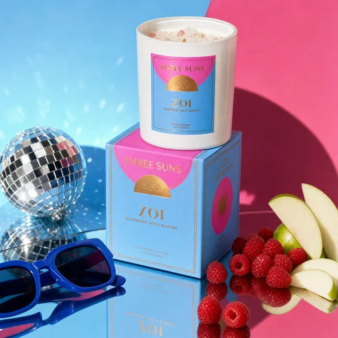 Zoi Crystal Candle of Celebration - Raspberry Apple Martini